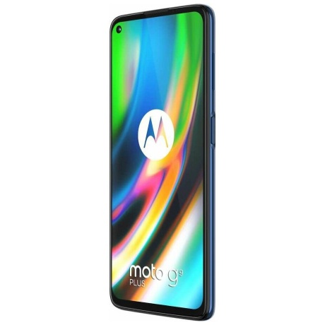 Смартфон Motorola Moto G9 Plus 128Gb Синий - фото 5