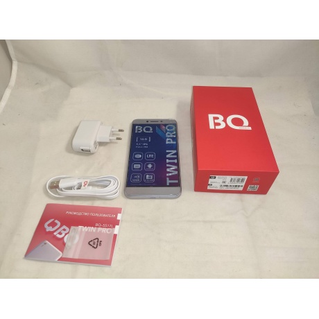 Смартфон BQ BQ-5517L Twin Pro Grey уцененный - фото 5
