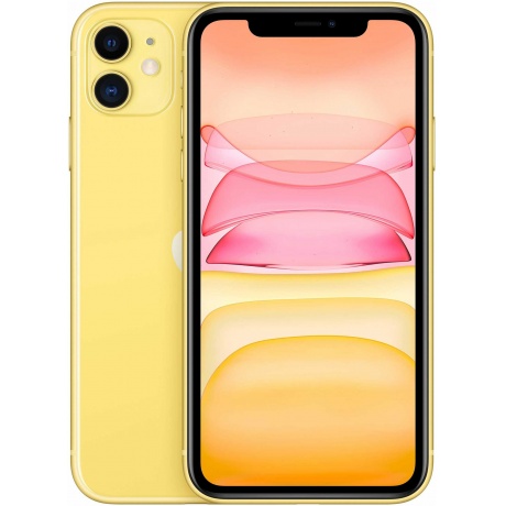 Смартфон Apple iPhone 11 64Gb (MHDE3RU/A) Yellow - фото 1