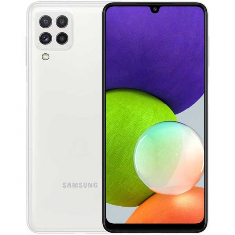 Смартфон Samsung Galaxy A22 SM-A225F 4/128Gb White - фото 1
