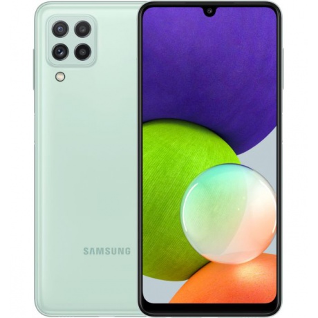 Смартфон Samsung Galaxy A22 SM-A225F 4/64Gb Mint - фото 1