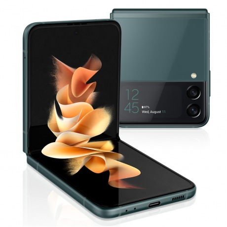 Смартфон Samsung Galaxy Z Flip3 F711B 256Gb Green - фото 1