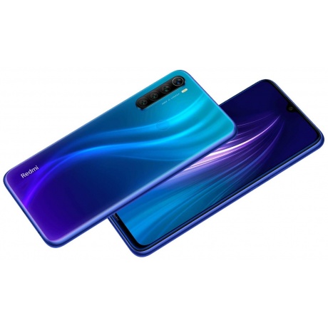 Смартфон Xiaomi Redmi Note 8 4/128Gb (2021) Neptune Blue - фото 2