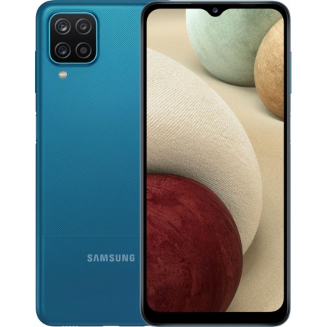 Смартфон Samsung Galaxy A12 64Gb A127F (SM-A127FZBVSER) Blue - фото 1