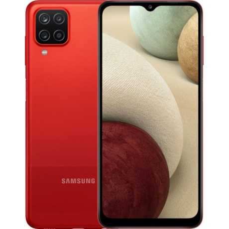 Смартфон Samsung Galaxy A12 64Gb A127F (SM-A127FZRVSER) Red - фото 1