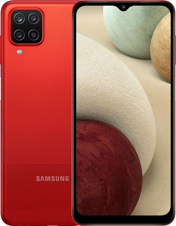 Смартфон Samsung Galaxy A12 64Gb A127F (SM-A127FZRVSER) Red, цвет красный - фото 1