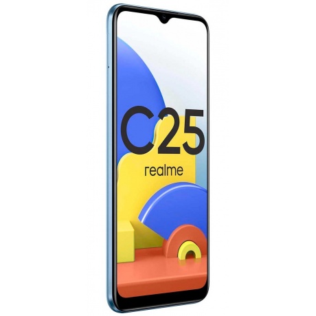 Смартфон Realme C25 4/64Gb Water Blue - фото 4
