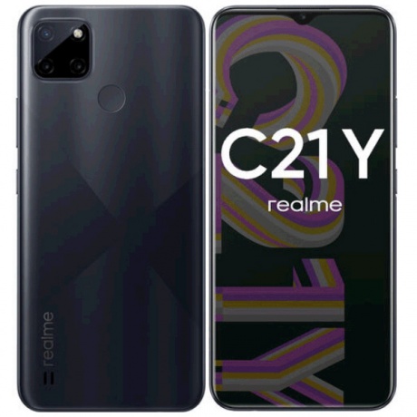Смартфон Realme C21Y 4/64Gb Black - фото 1