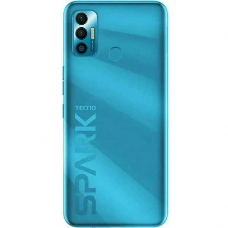 Смартфон Tecno SPARK 7 64GB Atlantic Blue - фото 3