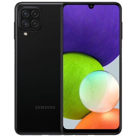 Смартфон Samsung Galaxy A22 SM-A225F 4/64Gb Black уцененный - фото 1