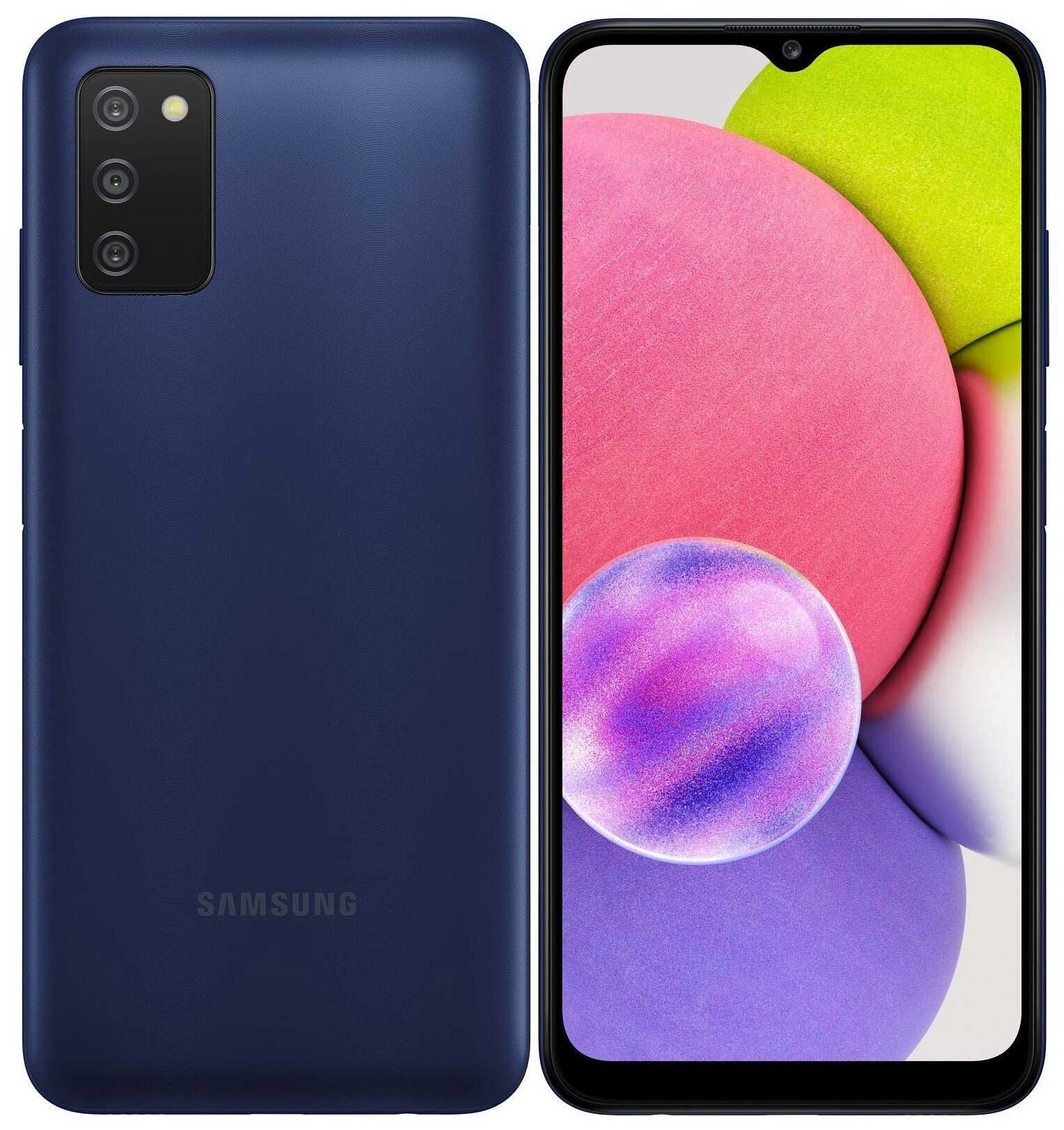 Смартфон Samsung Galaxy A03s 32Gb SM-A037F Blue SM-A037FZBDSER