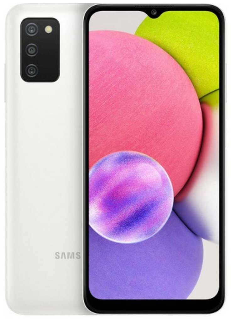 Смартфон Samsung Galaxy A03s 32Gb SM-A037F White, цвет белый SM-A037FZWDSER - фото 1