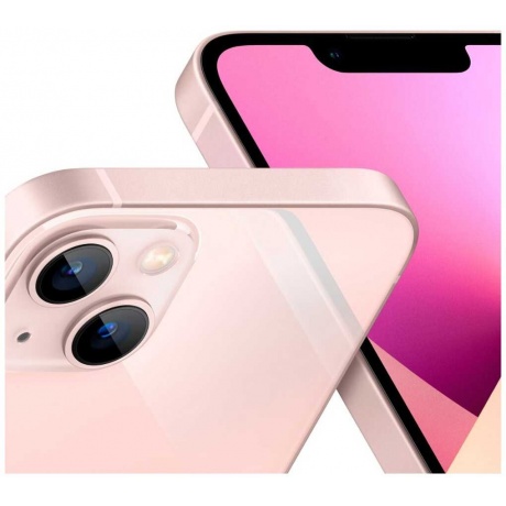 Смартфон Apple iPhone 13 mini 256Gb Pink (MLM63RU/A) - фото 4