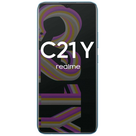 Смартфон Realme C21-Y 3/32Gb Cross Blue - фото 2
