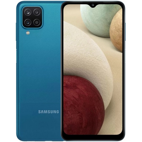 Смартфон Samsung Galaxy A12 32Gb A125F Blue уцененный - фото 1