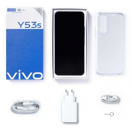 Смартфон Vivo Y53S 128 ГБ RAM 6ГБ синий - фото 5