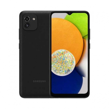 Смартфон Samsung Galaxy A03 A035F 64Gb Black - фото 1