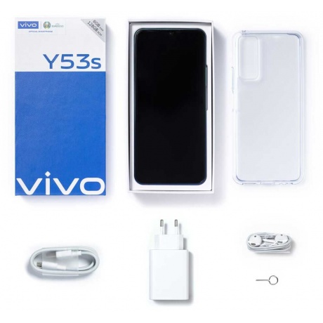 Смартфон Vivo Y53S 128GB радужное небо - фото 5