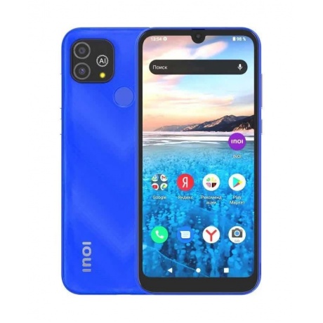 Смартфон INOI A62 Lite 64GB Blue - фото 1