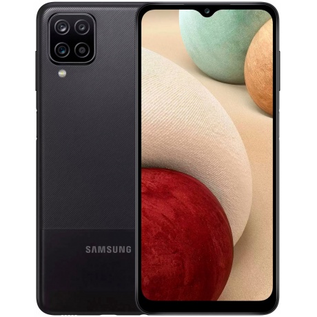 Смартфон Samsung Galaxy A12 128Gb A127F (SM-A127FZKKSER) Black уцененный - фото 1