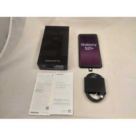 Смартфон Samsung Galaxy S21+ G996 8/256Gb Черный Фантом уцененный - фото 4
