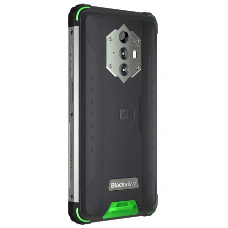 Смартфон Blackview BV6600 Pro черно-зеленый - фото 5