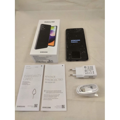Смартфон Samsung Galaxy A52 A525F 128Gb Black уцененный (гарантия 14 дней) - фото 4