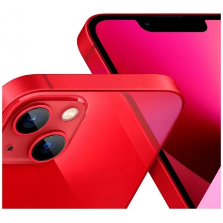 Смартфон Apple iPhone 13 128GB Red (MLP03RU/A) - фото 4