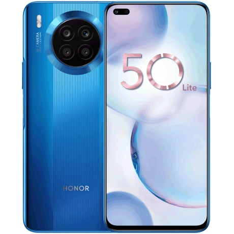 Смартфон Honor 50 Lite 6/128Gb Sea Blue - фото 1