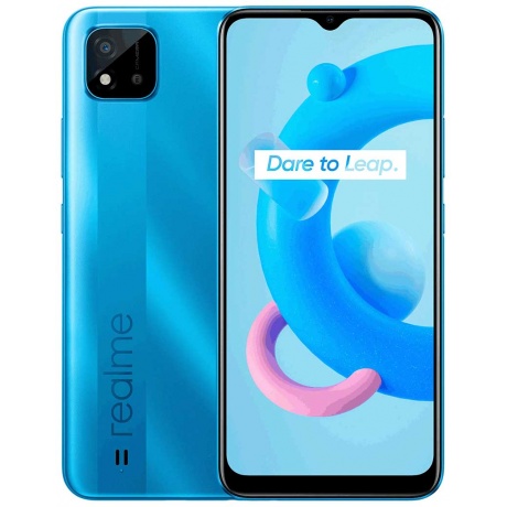 Смартфон Realme C11 2021 64Gb Cиний - фото 1