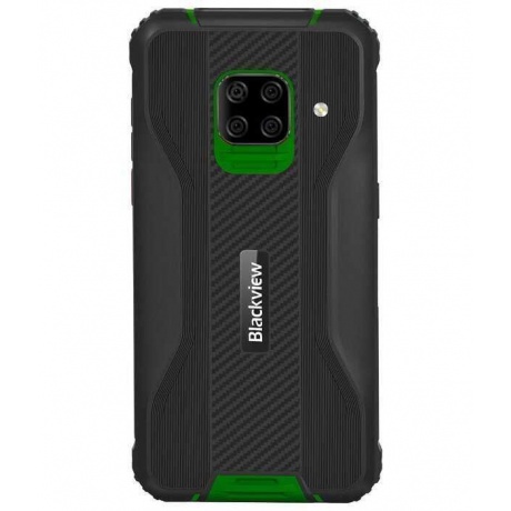 Смартфон Blackview BV5100 64GB черно-зелёный - фото 3