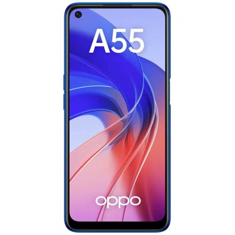 Смартфон Oppo A55 4/64Gb RU Blue - фото 2