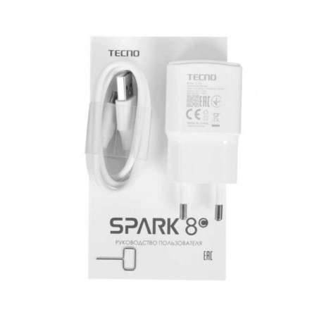 Смартфон Tecno Spark 8C 4/64Gb LTE Black - фото 9