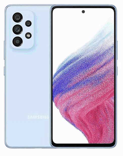 Смартфон Samsung Galaxy A53 A536 8/256Gb 5G Global Blue, цвет синий - фото 1