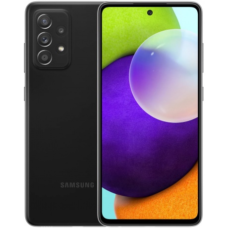 Смартфон Samsung Galaxy A52 8/128Gb Global Black - фото 1