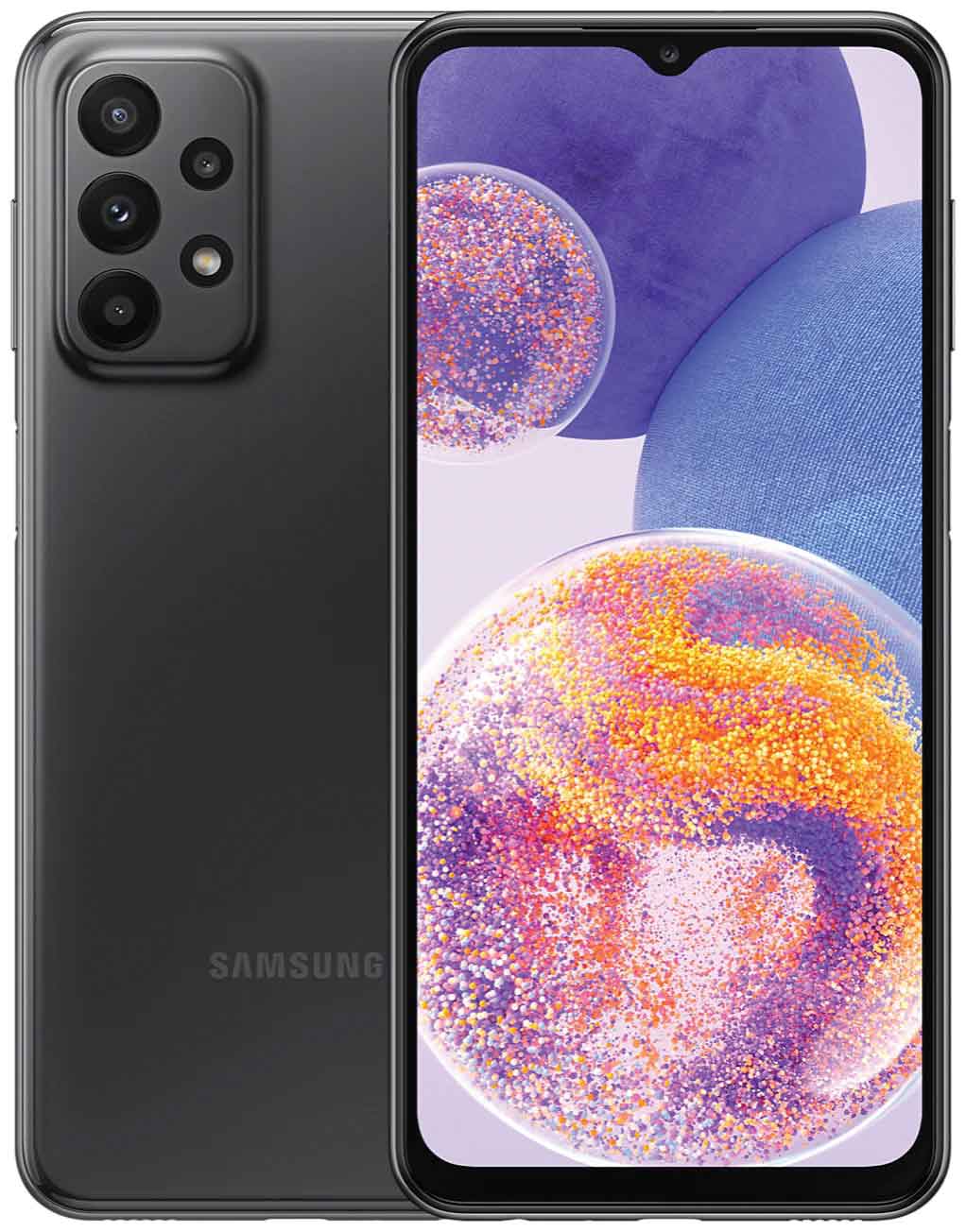 Смартфон Samsung Galaxy A23 4/64Gb (SM-A235FZKUMEB) Black, цвет черный - фото 1