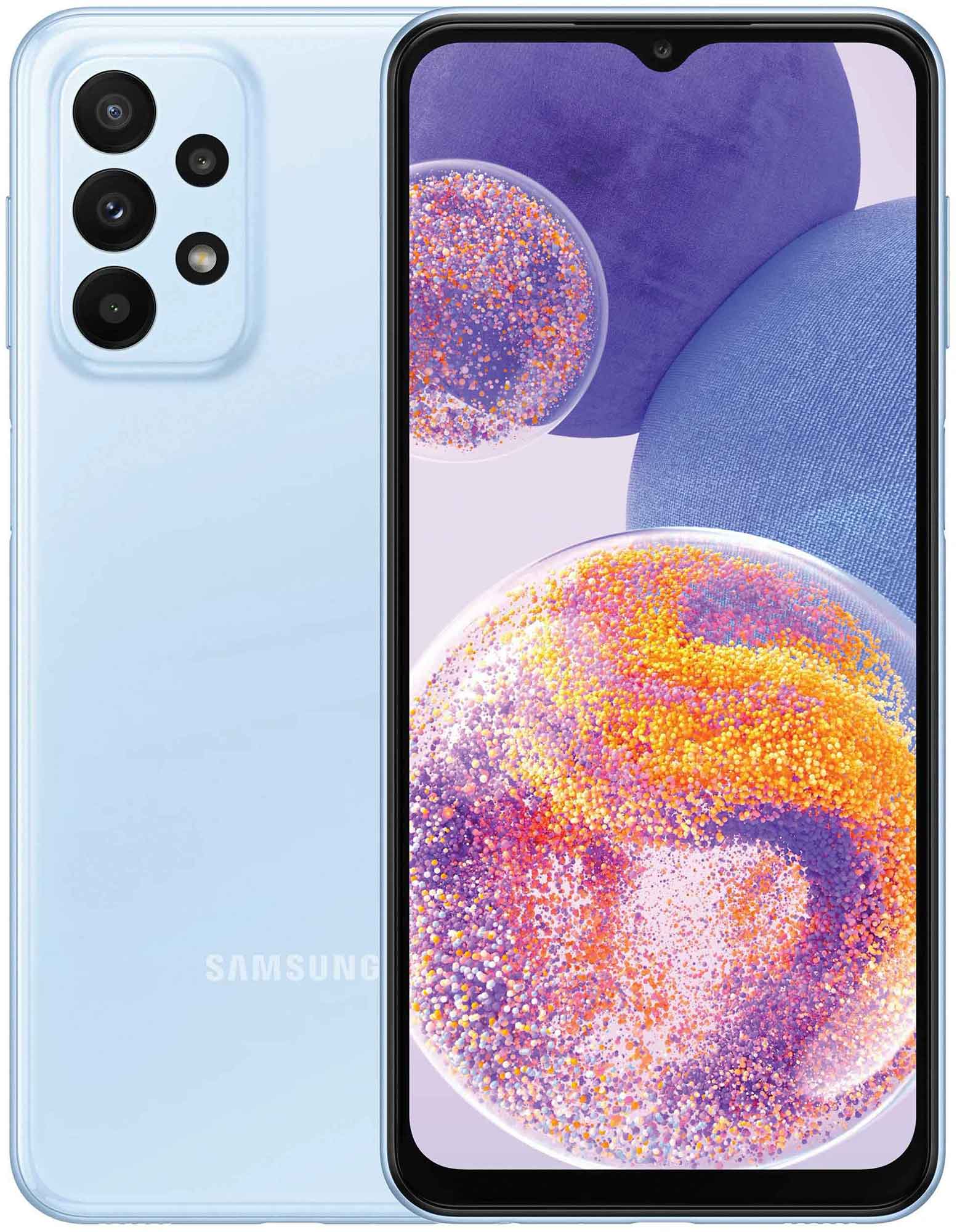 Смартфон Samsung Galaxy A23 4/128Gb EU Blue, цвет синий - фото 1