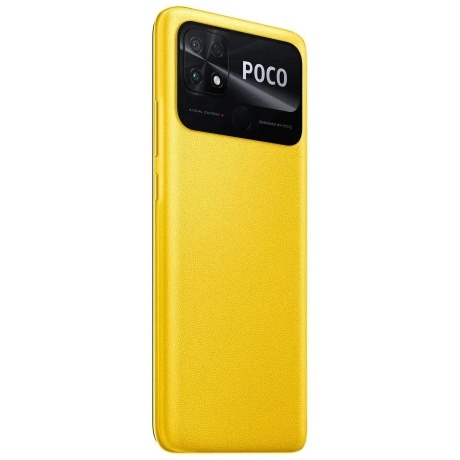 Смартфон Poco C40 4/64Gb Yellow - фото 5