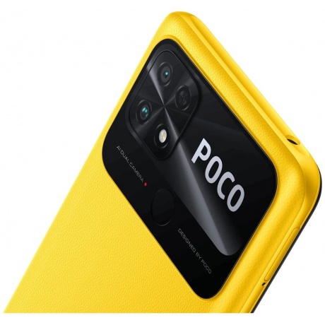 Смартфон Poco C40 4/64Gb Yellow - фото 10