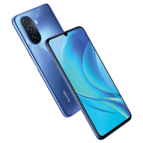 Смартфон Huawei Nova Y70 Crystal Blue - фото 1