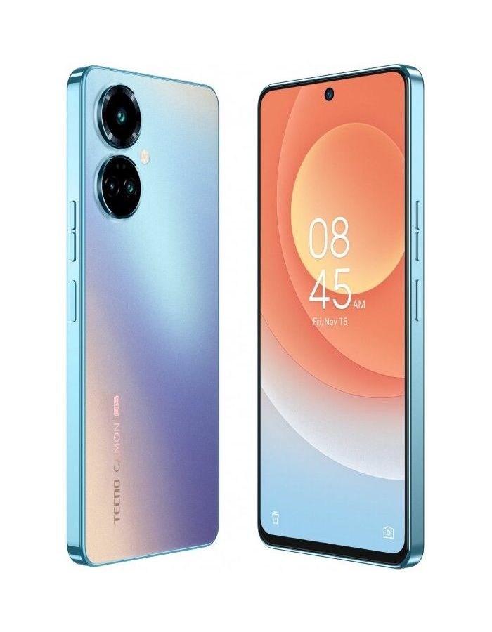 Смартфон Tecno Camon 19 Pro 8/128Gb Polar Blue - фото 6