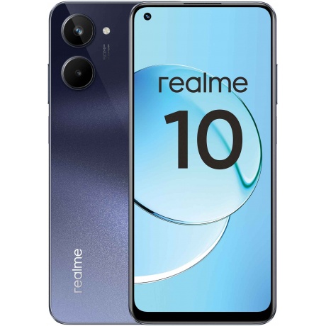 Смартфон Realme 10 4/128Gb Black - фото 1
