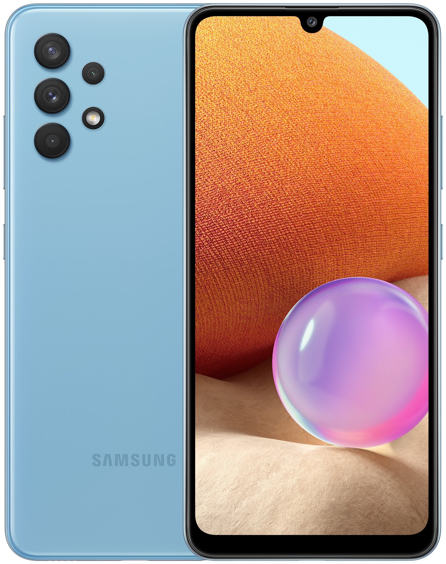 Смартфон Samsung Galaxy A32 4/64Gb (SM-A325FZBDCAU) Blue, цвет синий - фото 1