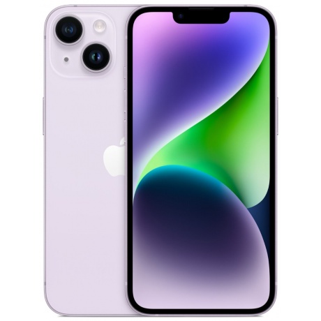 Смартфон Apple iPhone 14 256Gb Dual Sim (nano SIM) A2884 Purple - фото 1