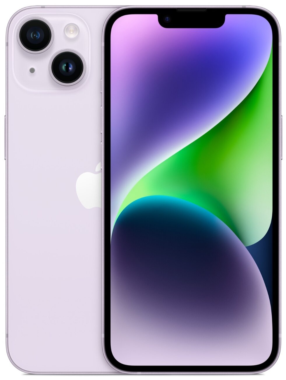 Смартфон Apple iPhone 14 256Gb (MPW73CH/A) Purple смартфон apple iphone 14 plus 256gb mq3e3ch a purple отличное состояние