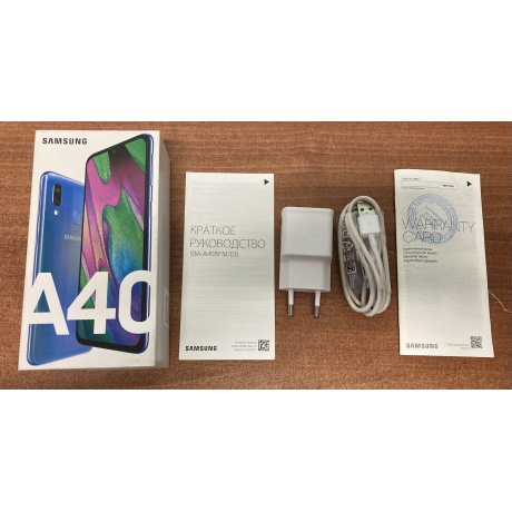 Смартфон Samsung Galaxy A40 64GB (2019) A405F Blue состояние хорошее - фото 6