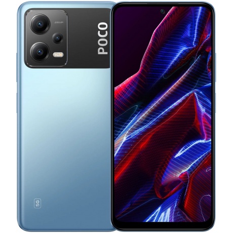 Смартфон Poco X5 5G 8/256Gb Blue - фото 1