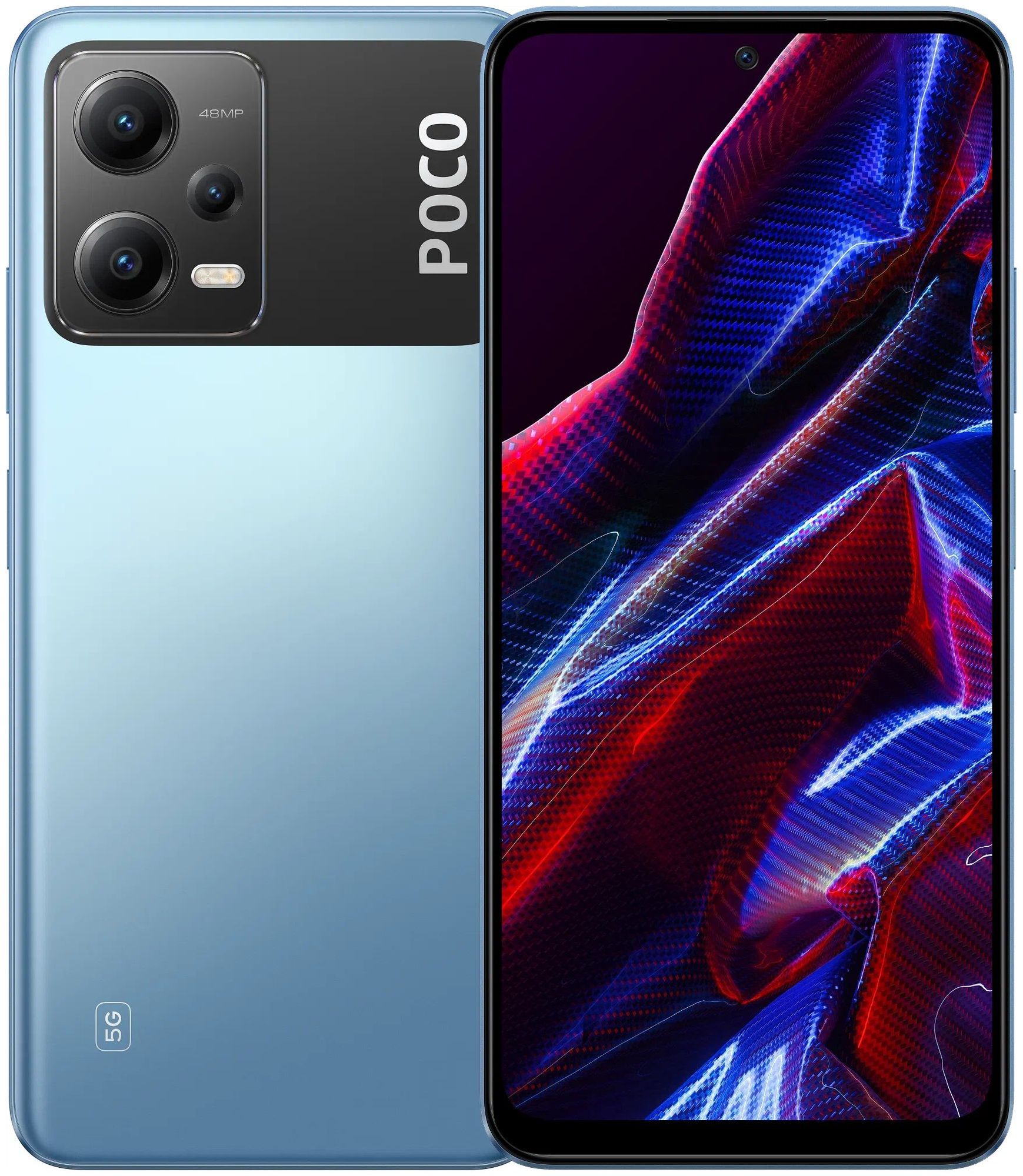 Смартфон Poco X5 5G 8/256Gb Blue цена и фото