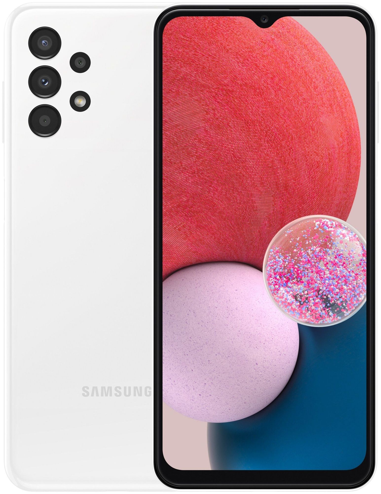 Смартфон Samsung Galaxy A13 4/128Gb (SM-A137FZWHMEA) White, цвет белый - фото 1