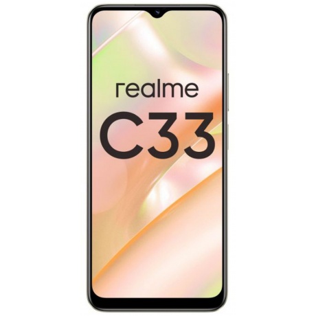 Смартфон Realme C33 3/32Gb Gold - фото 2